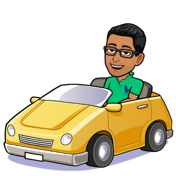 Driving Bitmoji